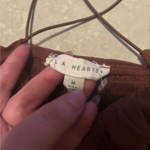 L.A Hearts cropped tank